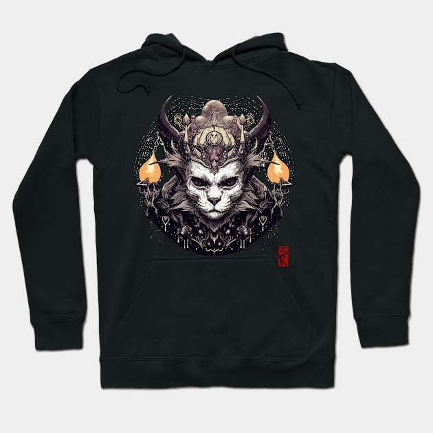 Evil cat Hoodie by siriusreno